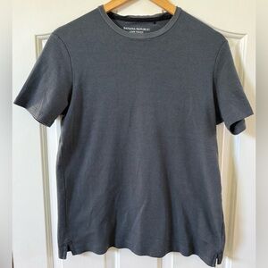 👕 Banana Republic Luxe Touch Performance Tee – 100% Cotton Charcoal Gray (M)